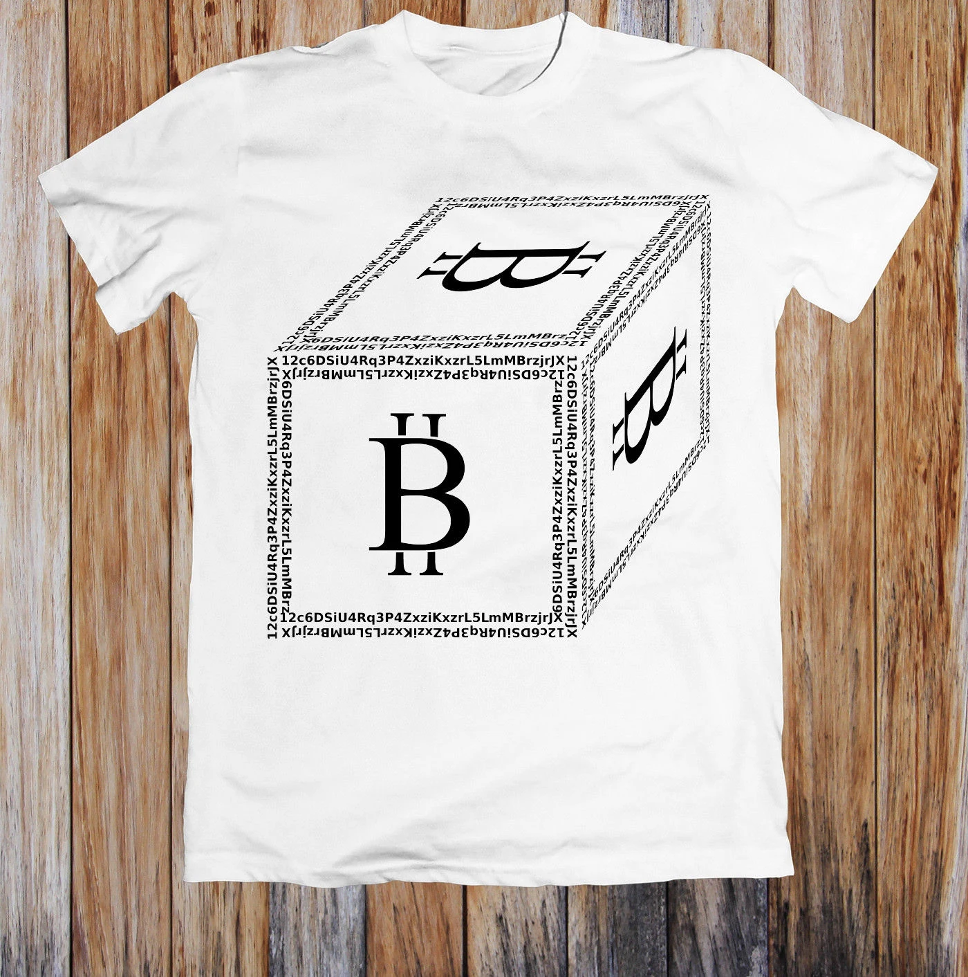 BITCOIN блок футболка унисекс | Мужская одежда