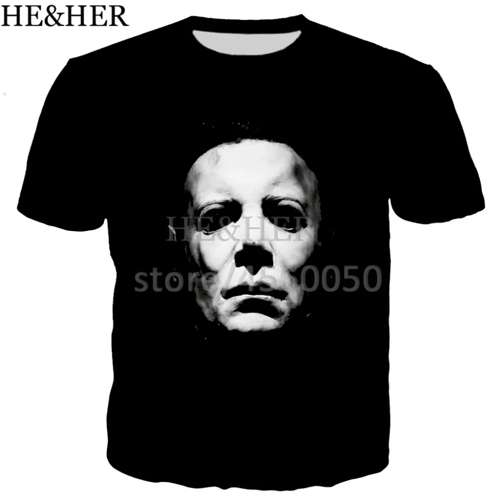 

Halloween Michael Myers shirts 3D printed tee shirts funny fashion summer shirts cool shirt for men women unisex casual top
