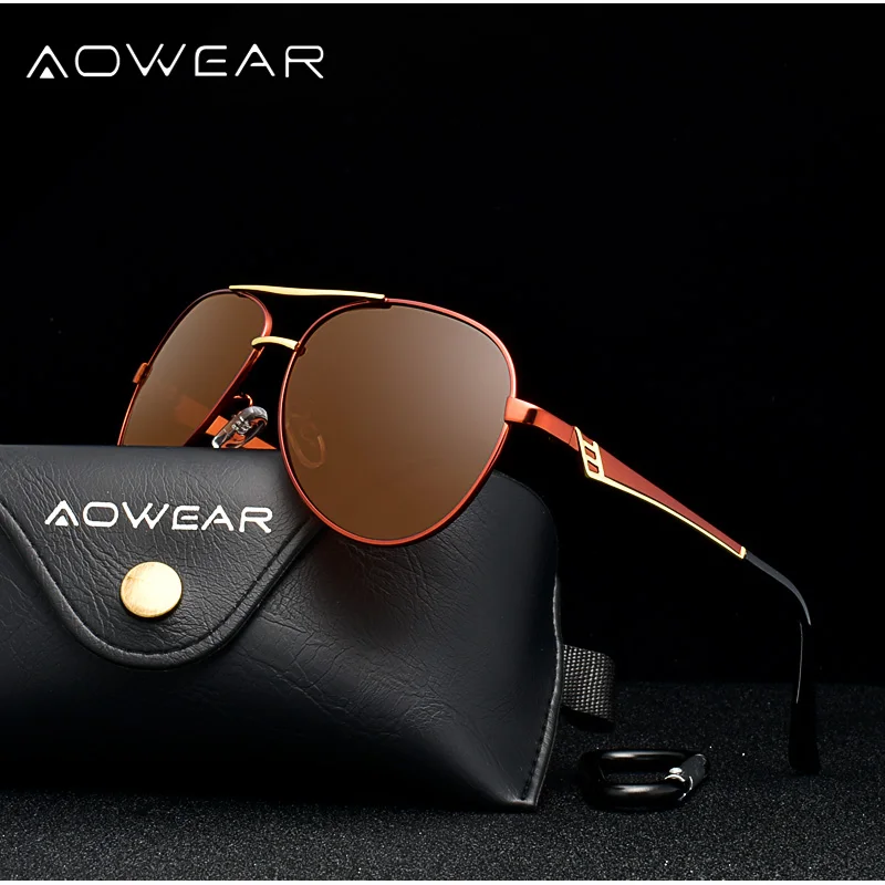 Солнечные очки AOWEAR поляризационные женские классические брендовые солнечные