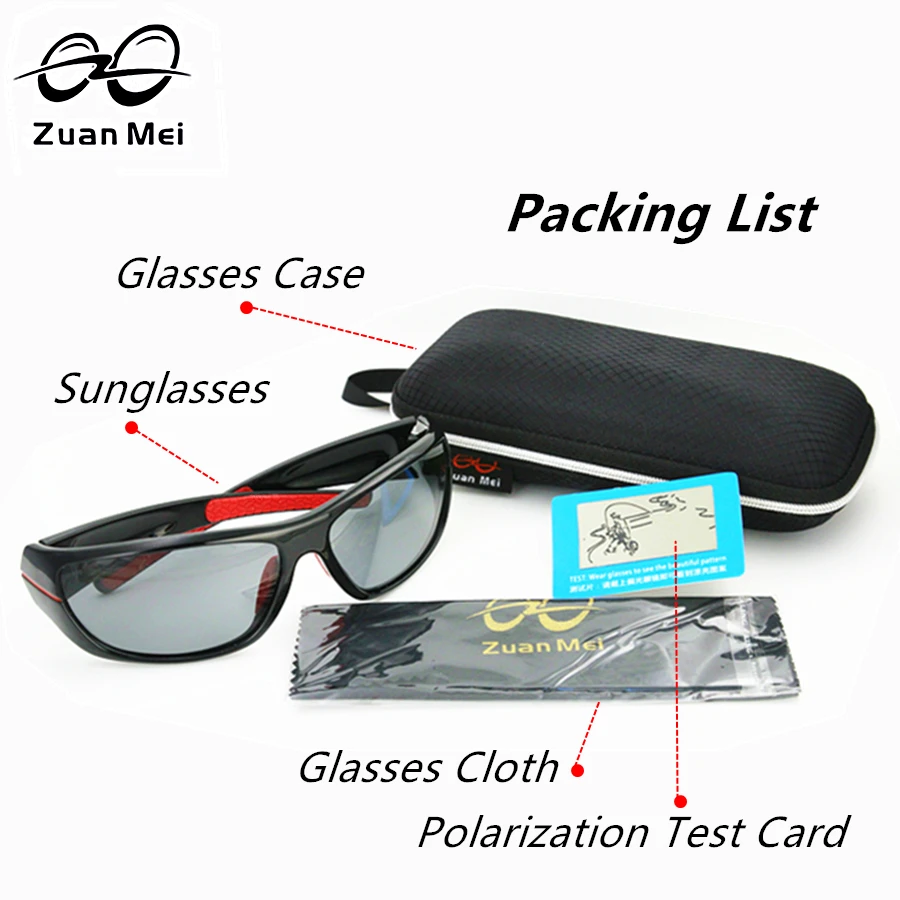 Zuan Mei Brand Polarized Sunglasses Men Hot Sale Quality Women Designer Driving Sun Glasses For ZM1736 | Аксессуары для одежды