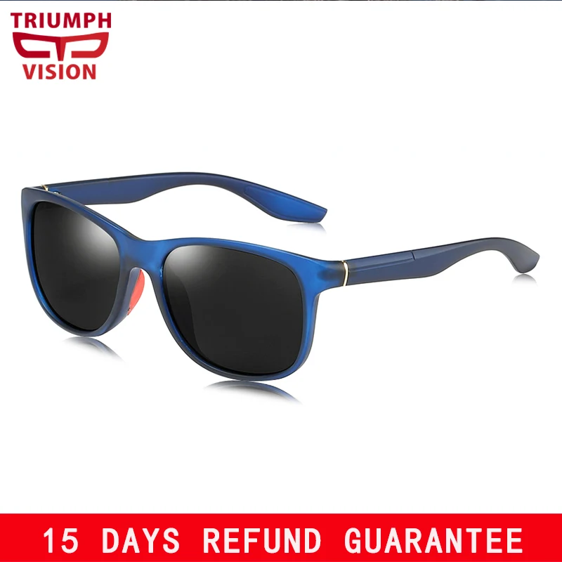 Солнцезащитные очки TRIUMPH VISION высокое качество матовые поляризационные мужские