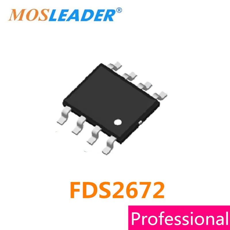 

Mosleader FDS2672 SOP8 100PCS 1000PCS 2500PCS 2672 N-Channel 200V 3.9A Bulk new High quality