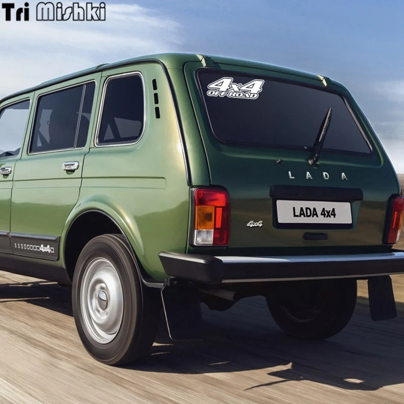 Tri Mishki HZX304# 10*28.2см 4x4 off road lada niva uaz patriot виниловые светоотражающие наклейки на авто