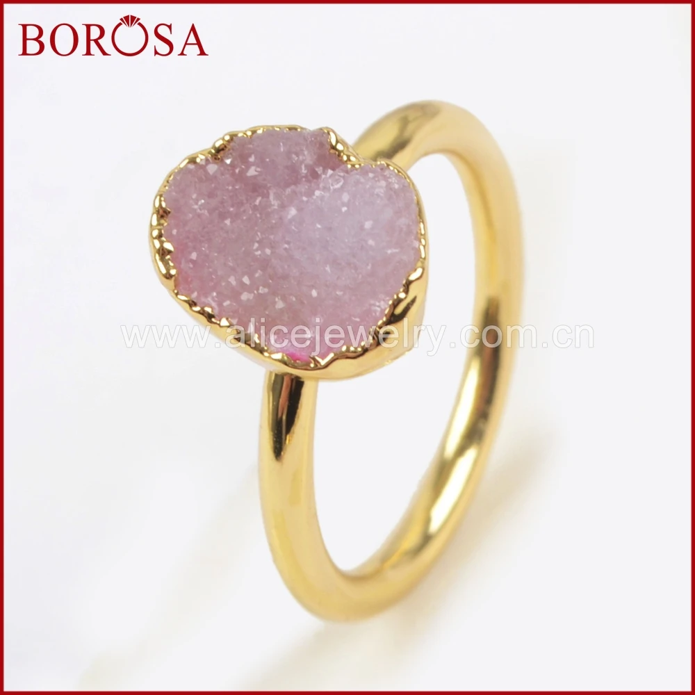 BOROSA 10 шт. новые смешанные цвета s золотой цвет свободная форма радужные друзы