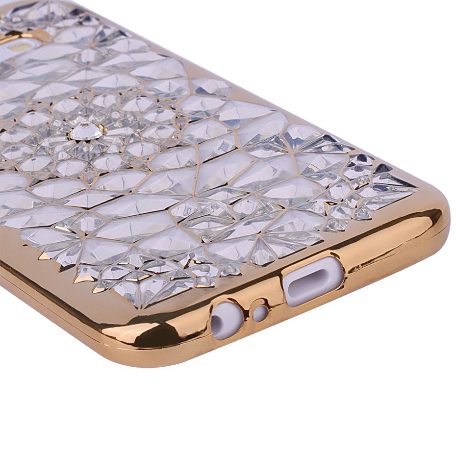 Dagudon Телефон чехол для Samsung Galaxy A5 2017 Дело Роскошные побрякушки Diamond мягкое