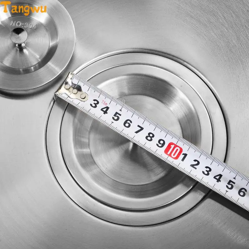 Утолщенная раковина для мытья овощей кухонные мойки из нержавеющей стали 304 57x42 _