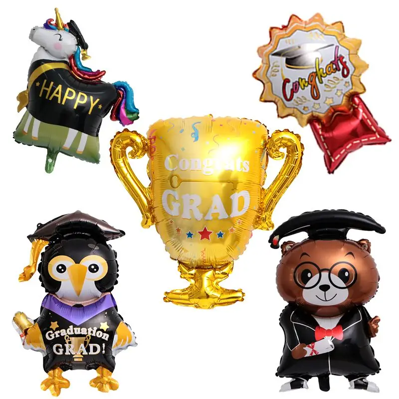 

Graduation Balloon Graduation Gift Cartoon Globos Back To School Decorations Congratulation Graduation 2019 Doctor Balloon