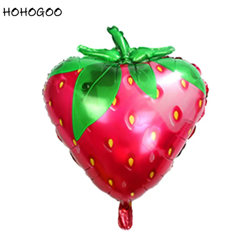 HOHOGOO 1 шт. воздушные шары из фольги с фруктами авокадо клубника кактус ананас