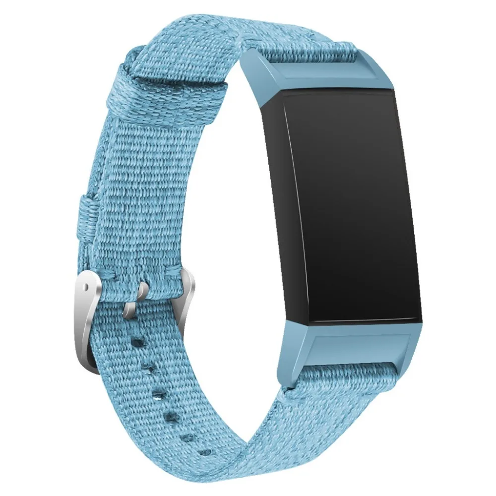 Спортивный ремешок для FitBit Charge 3 сменный мягкий нейлоновый спортивный Wtach модные