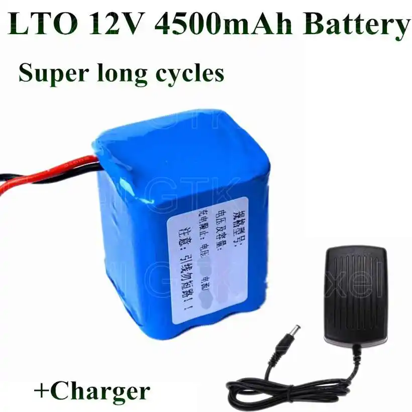 LTO 12 В 4500 мАч батарейный блок 5s3p 18650 2 4 1500 литиевый титанит 5Ah 4.5Ah для камеры