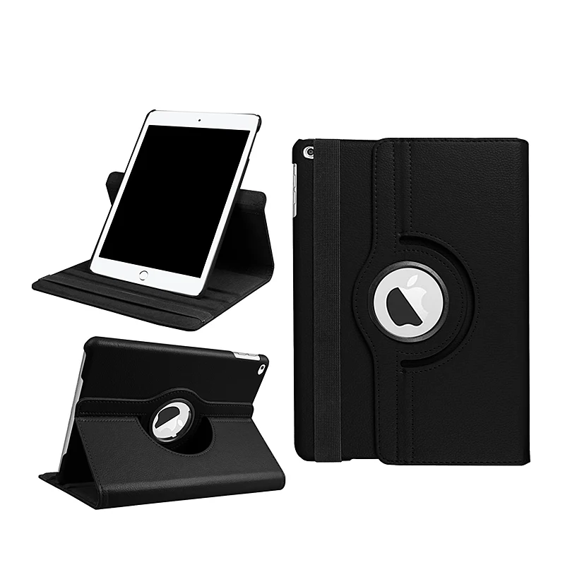 Смарт чехол для Apple iPad 9 7 2017 Funda 360 Вращающийся PU кожаный Air 1 2018 крышка|Чехлы