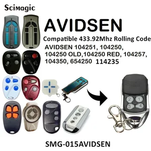 AVIDSEN 114253 104250 104251 дистанционный 433 МГц непрерывный код AVIDSEN 104250 Старый красный 104257 104350 654250 114235 командный передатчик