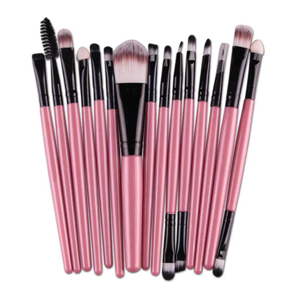 2018 Новинка 6/15 шт набор кистей для макияжа глаз пудры основа Тени век подводка