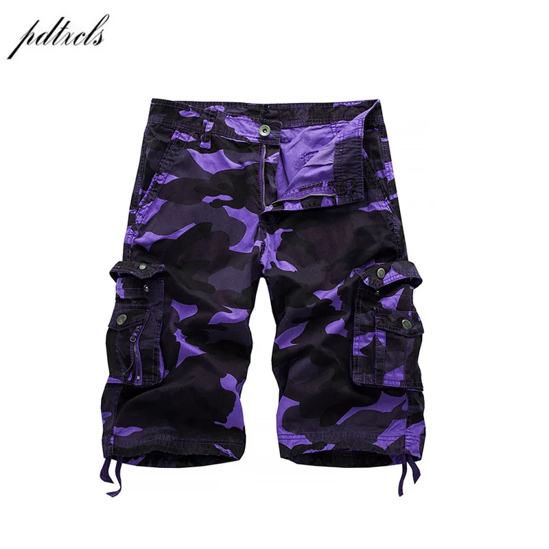 PDTXCLS 2018 Summer Military Camouflage Shorts Men Designer Casual Mens Cargo | Мужская одежда
