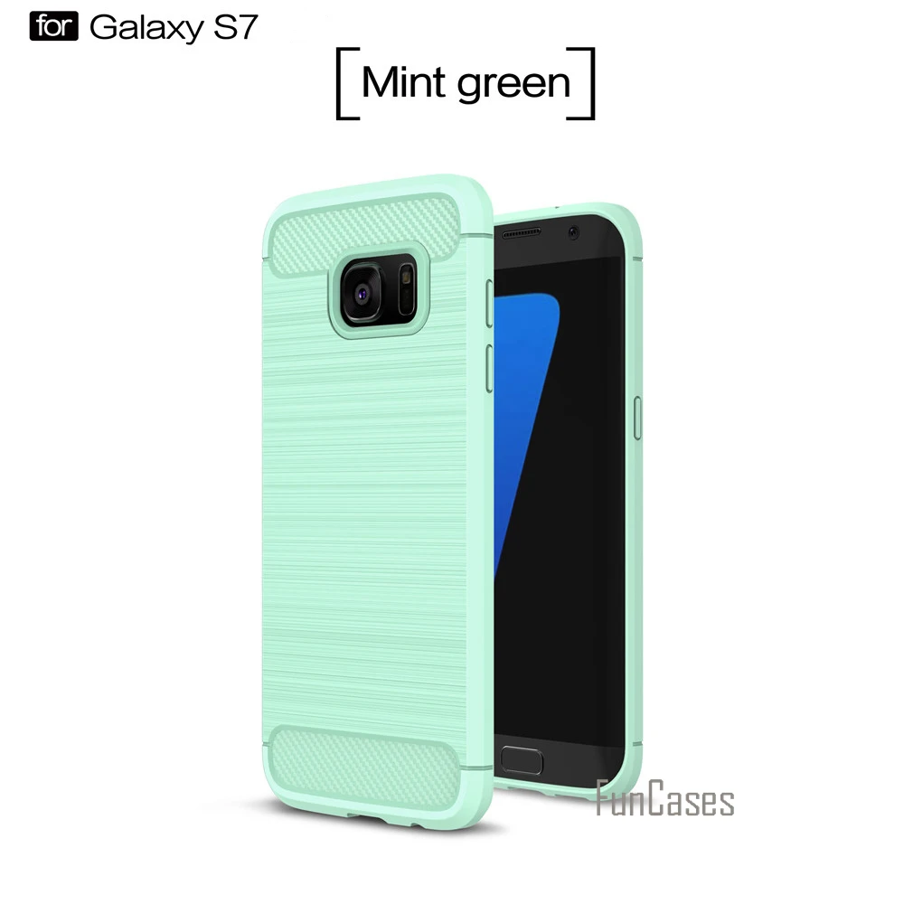 Силиконовый чехол для телефона с рисунками samsung S7 СПС fundas Galaxy 5 1 дюймов G930 G9300 Samsuns