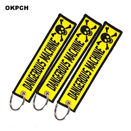 PK-0013 1 шт. опасных машина Предупреждение бирка с заплатками с защитой от повреждений и кольцом для завод мотоциклов и автомобилей Ключевые теги PK-0013 - Цвет: PK-0013