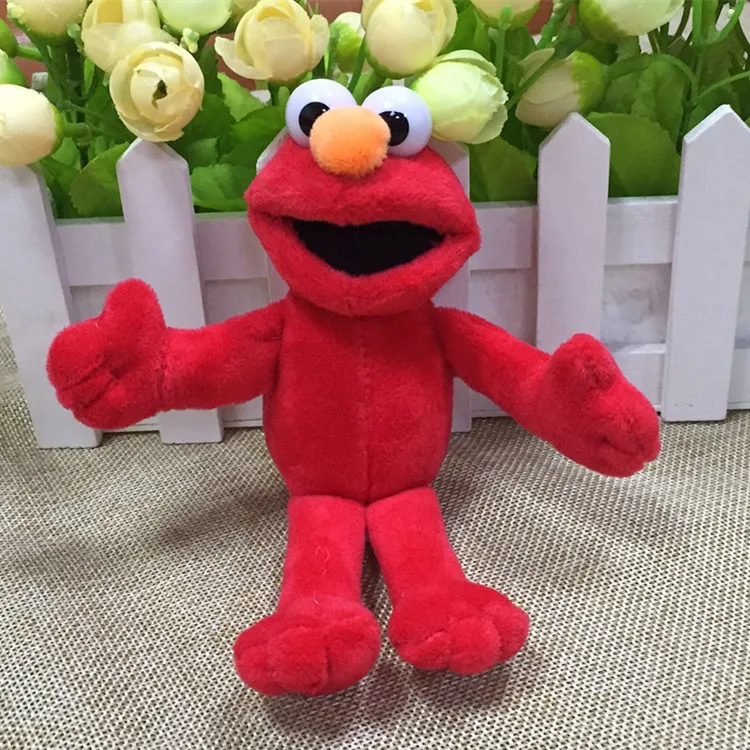 6 шт./компл. elmo Мягкие плюшевые куклы с печеньем игрушки подвеской брелок сумка