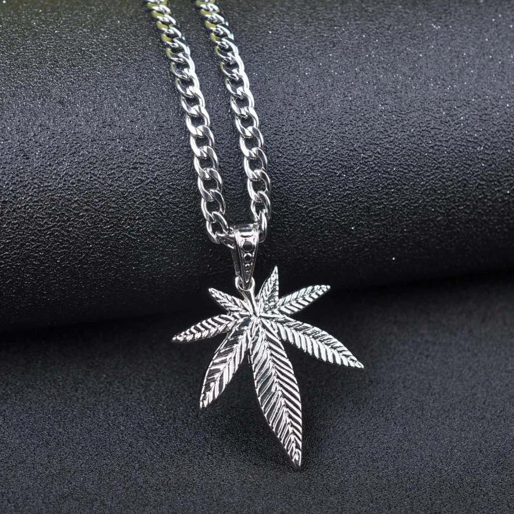 SOXY Maple Leaves harajuku Necklace Man Stainless Steel Masculine Male Chain Necklaces jewellery Kolye bijoux femme | Украшения и