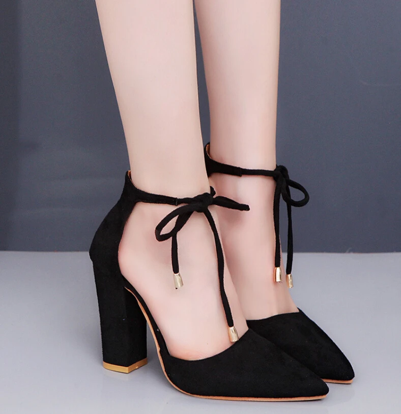 

Sexy Classic High Heels Women's Sandals Summer Shoes Ladies Strappy Pumps Platform Heels Woman Ankle Strap Shoes EUR34-43