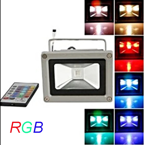 Бесплатная доставка DHL 10 Вт RGB LED наружный водонепроницаемый прожектор для мытья