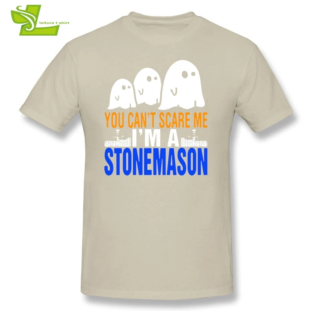 Вы не можете пугать меня я Stonemason Мужская футболка крутая нормальная свободная с
