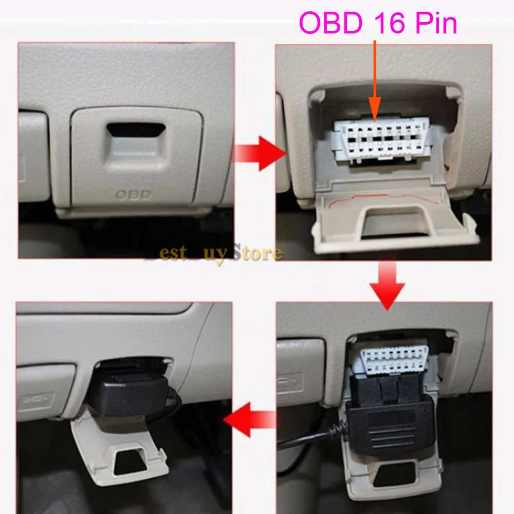 XCGaoon автомобильное зарядное устройство OBD 16 Pin DC преобразователь модуль 12В 24В до 5В