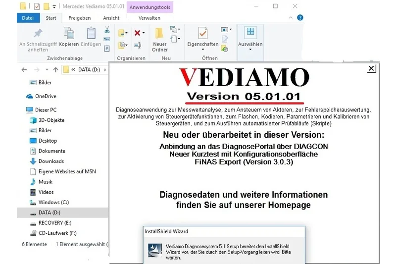 2019 Vediamo 5.01.01 инженерное программное обеспечение для MB STAR C4 SD C5 офлайн