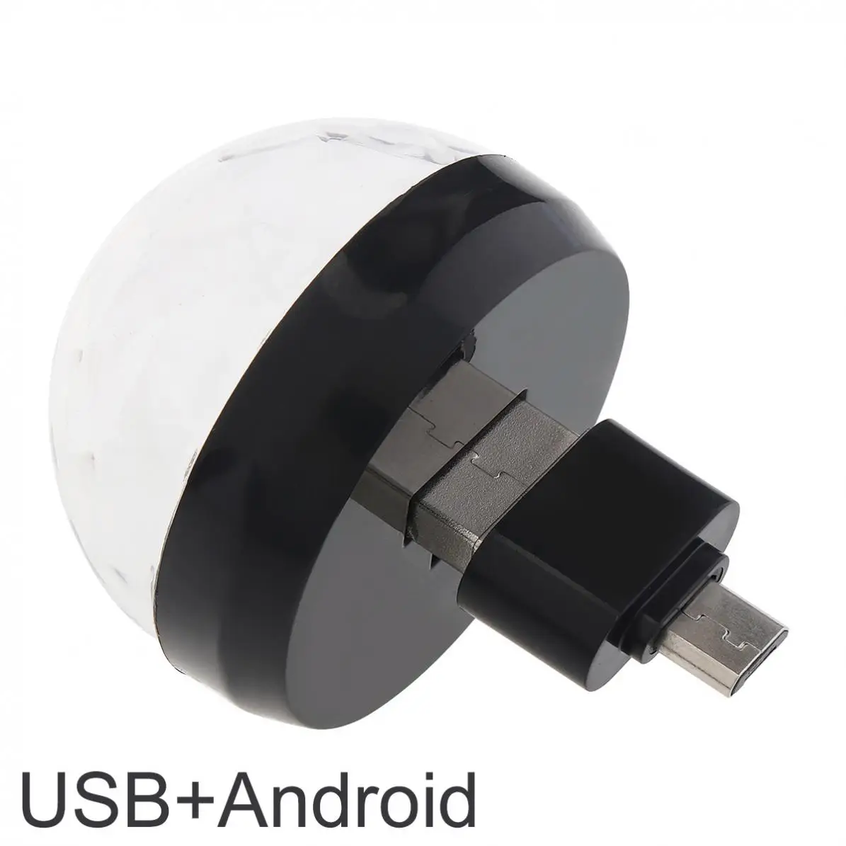 4 Вт Mini USB светодиодный звуковой активсветильник свет Хрустальный волшебный шар