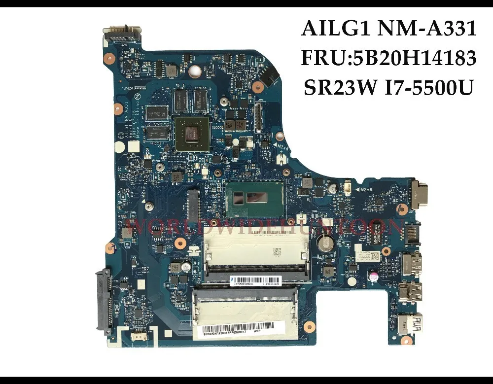 Высокое качество AILG1 NM A331 для Lenovo G70 80 материнская плата ноутбуков FRU: 5B20H14183 SR23W I7