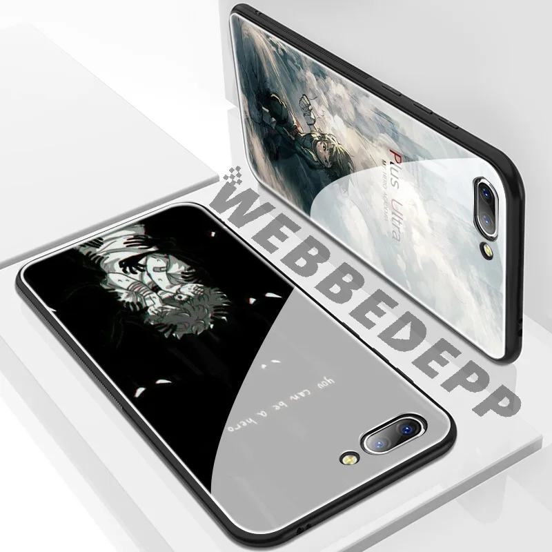 Чехол из закаленного стекла WEBBEDEPP My Hero academic для Huawei Mate 20 P20 P10 P Smart 2019 2018 &amp Honor 10 9 8X 7A