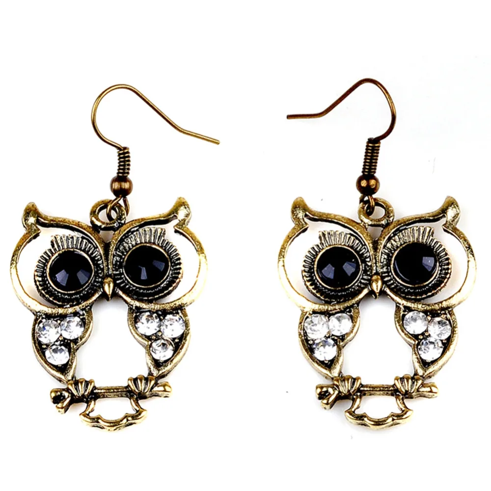 Женские винтажные серьги гвоздики в богемном стиле|owl earrings|earings for girlsearrings women |