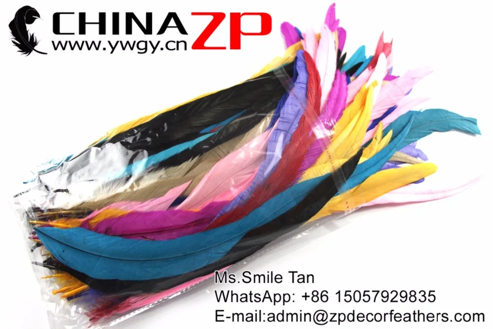 Новый дизайн красочные петушиные перья CHINAZP 40 ~ 45 см (16 18 дюймов) длинное рукоделие