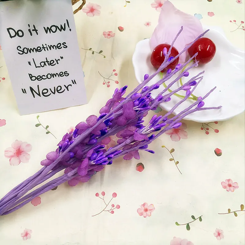 Искусственные искусственные ягоды сливы 10 шт./Артикул 30 см свадебное украшение