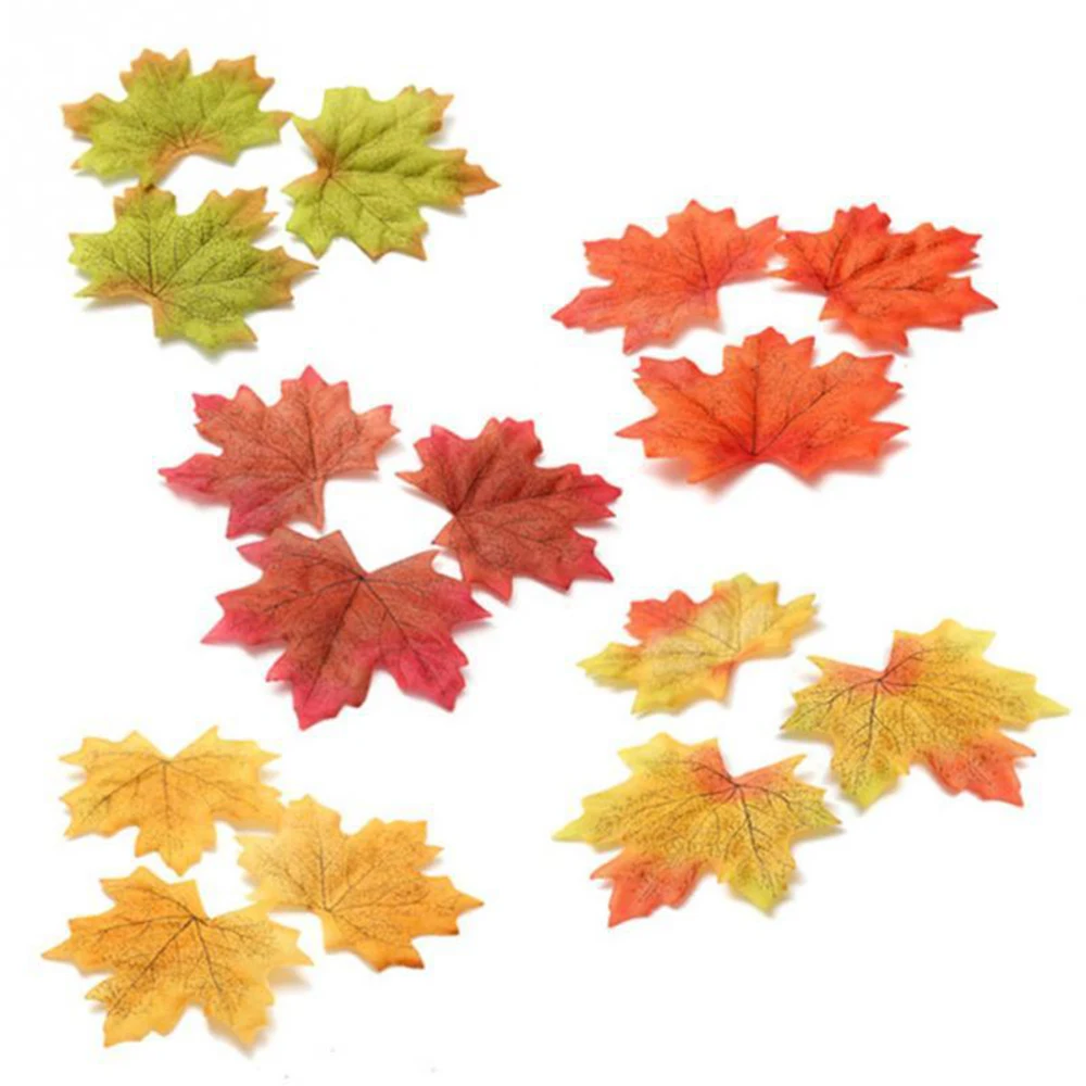 Декоративное украшение для дома: имитация кленовых листьев осенние листья