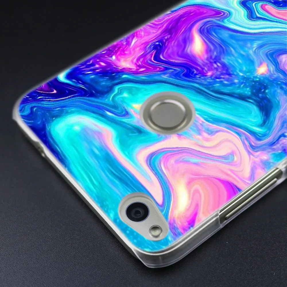 MLLSE цветной розовый и Аквамариновый мраморный Модный чехол для Huawei NOVA 3 3i 4 Honor V20 8X