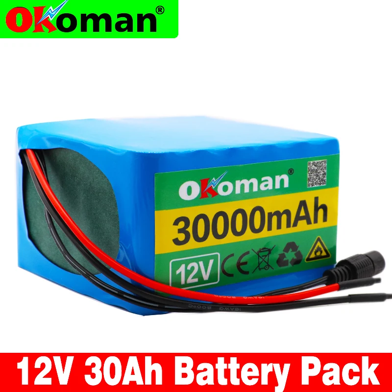 12V 30Ah 6S6P 11 1 V 12 6 30000mAh мощный литиевый аккумулятор для инвертора ксеноновая лампа