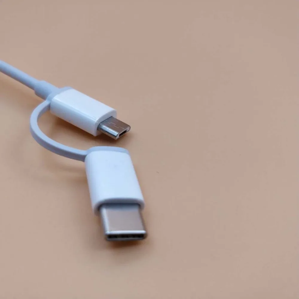 30 см оригинальный 2 в 1 Xiaomi кабель Micro USB Type C короткий Быстрый зарядный для mi powerbank 8