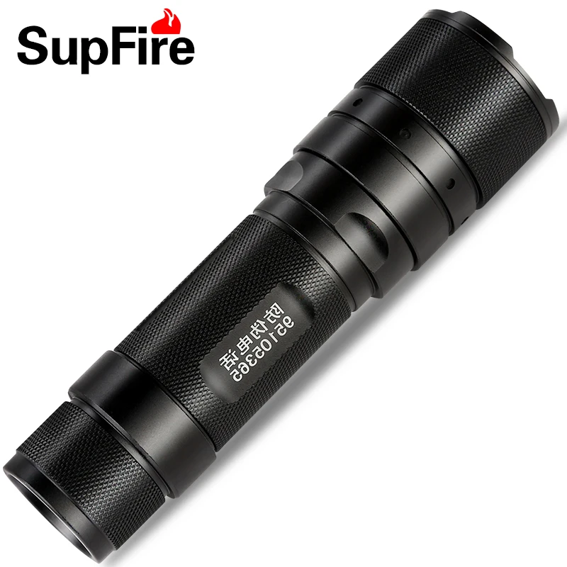 Supfire F3 L2 CREE XML2 T6 светодиодный фонарик 10 Вт 1100 люмен настраиваемый тактический для