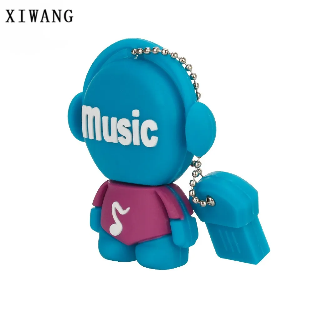 Мультяшная музыкальная модель, USB флеш-накопитель, usb 2,0, 4 ГБ, 8 ГБ, 16 ГБ, флеш-накопитель, 32 ГБ, 64 ГБ, флешка, 128 ГБ, карта памяти, игрушка, u-диск, свадебный подарок