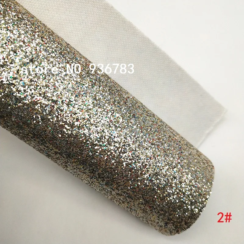 1PCS A4 SIZE 21X29cm Synthetic Leather Chunky Glitter For Bow DIY handbags shoes MK122A | Дом и сад