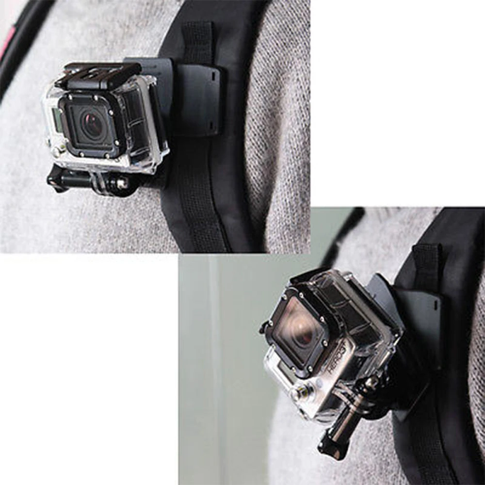 Quick Release 360 Поворотный рюкзак зажим rec-крепления быстрая шляпа для GoPro Hero 6 SJCAM MI Экшн-камера