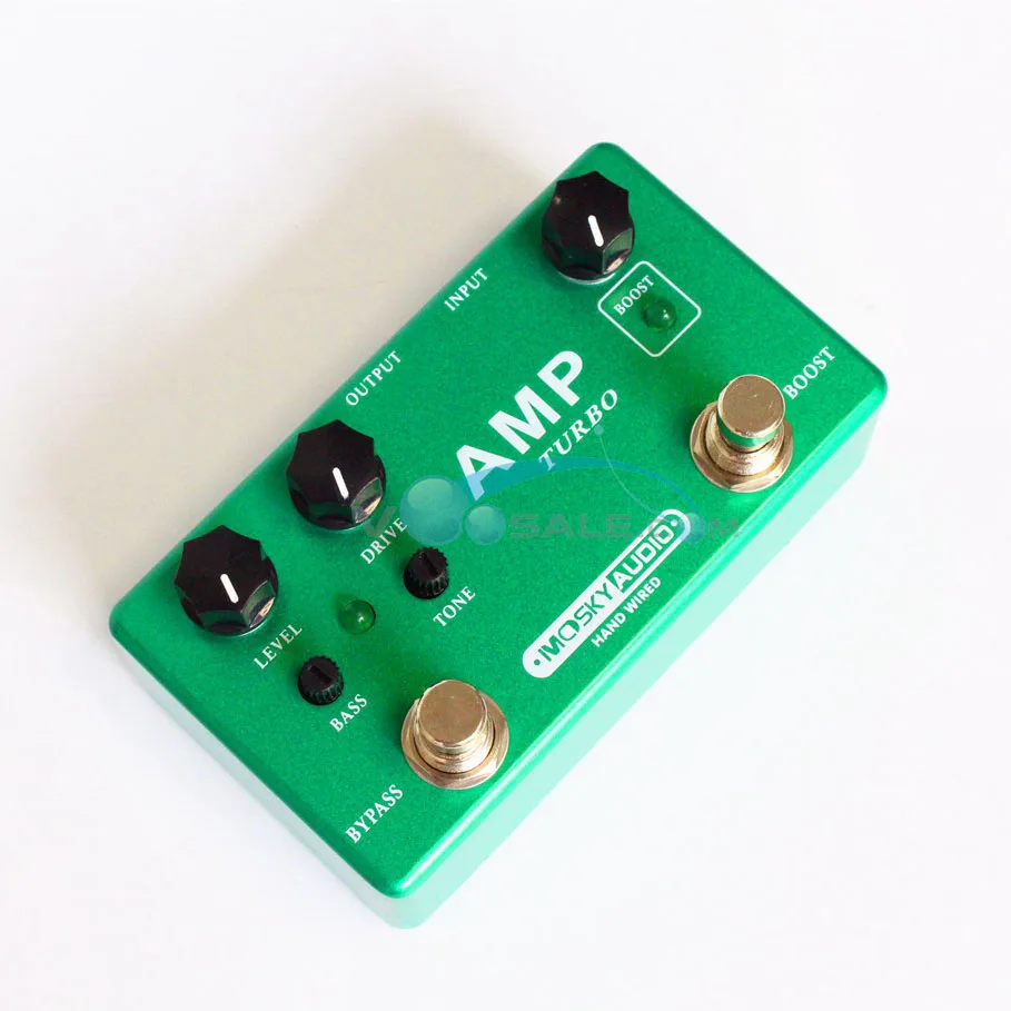 Mosky Amp Turbo мульти-эффекты усилитель гитарная педаль для звукового эффекта овердрайв Boost педаль эффект гитарные аксессуары гитарные части 2 эффекта в 1