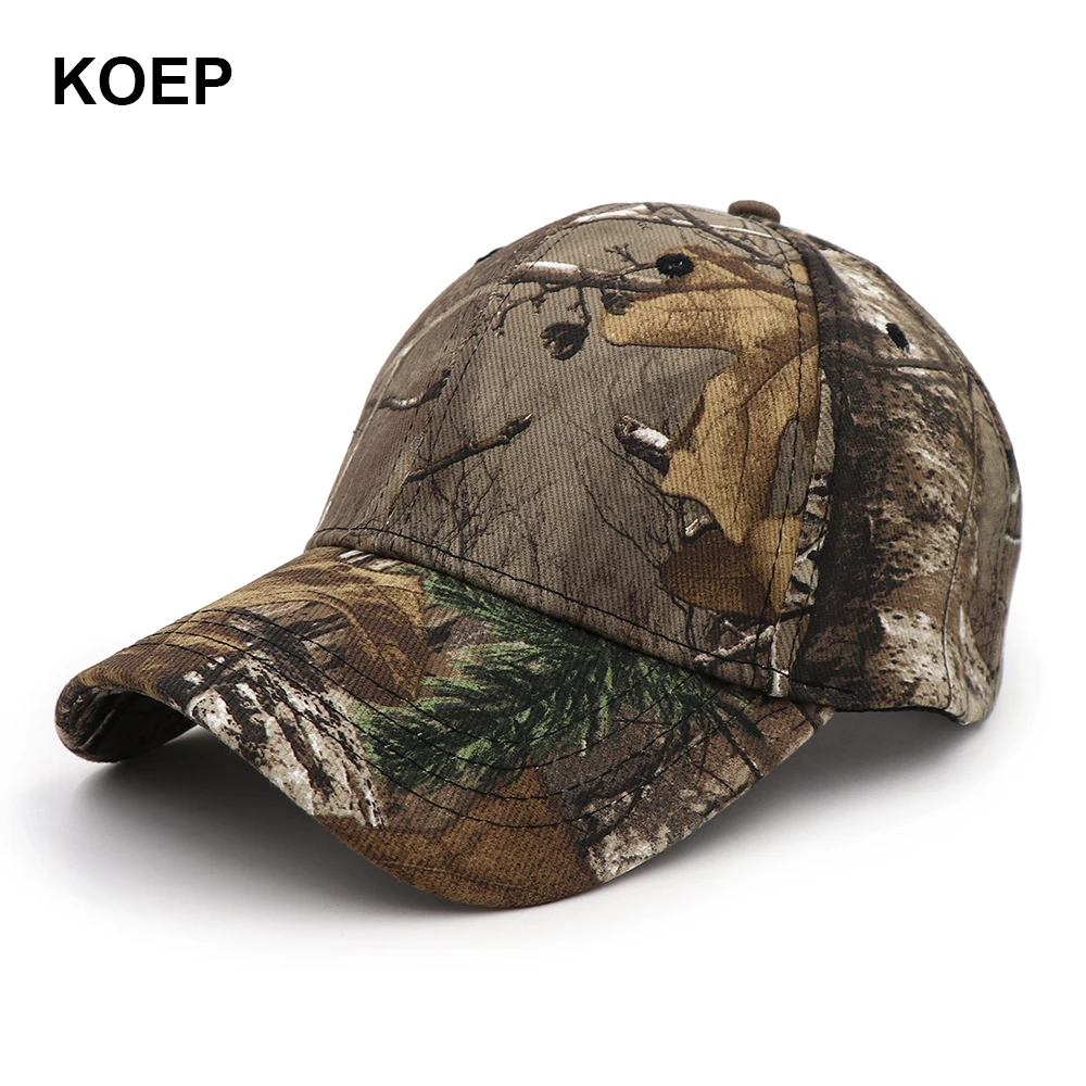 KOEP новый открытый джунгли Рыбалка Бейсбол шляпа Кепки Мужская камуфляжная для