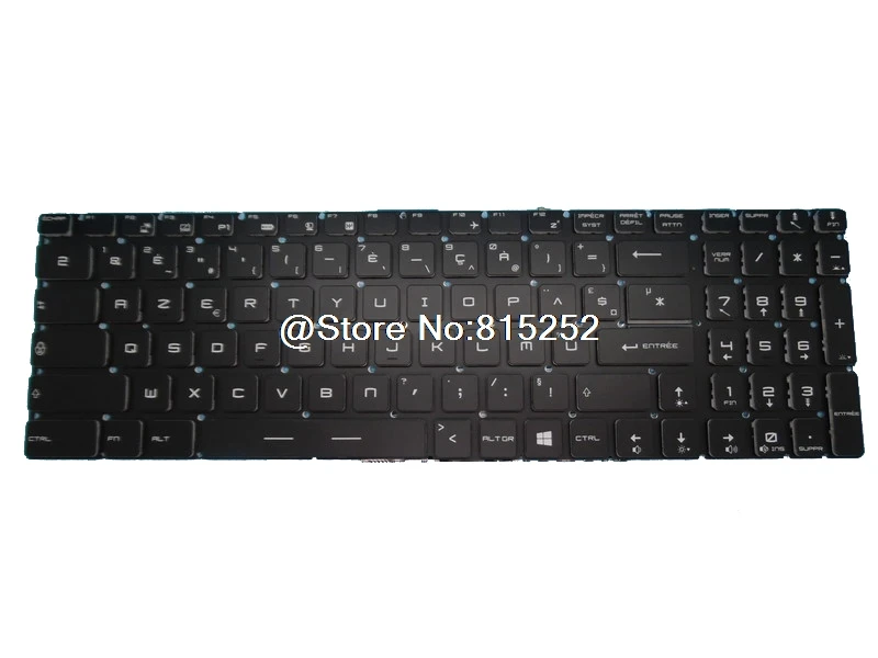 Клавиатура с подсветкой для MSI PX60 6QD 6QE WS60 6QH 6QI 6QJ 7RJ WS72 WT72 2OK 2OL 6QL 6QM 6QN 6QK GE62 2QE 2QF 2QC 2QD 2QL