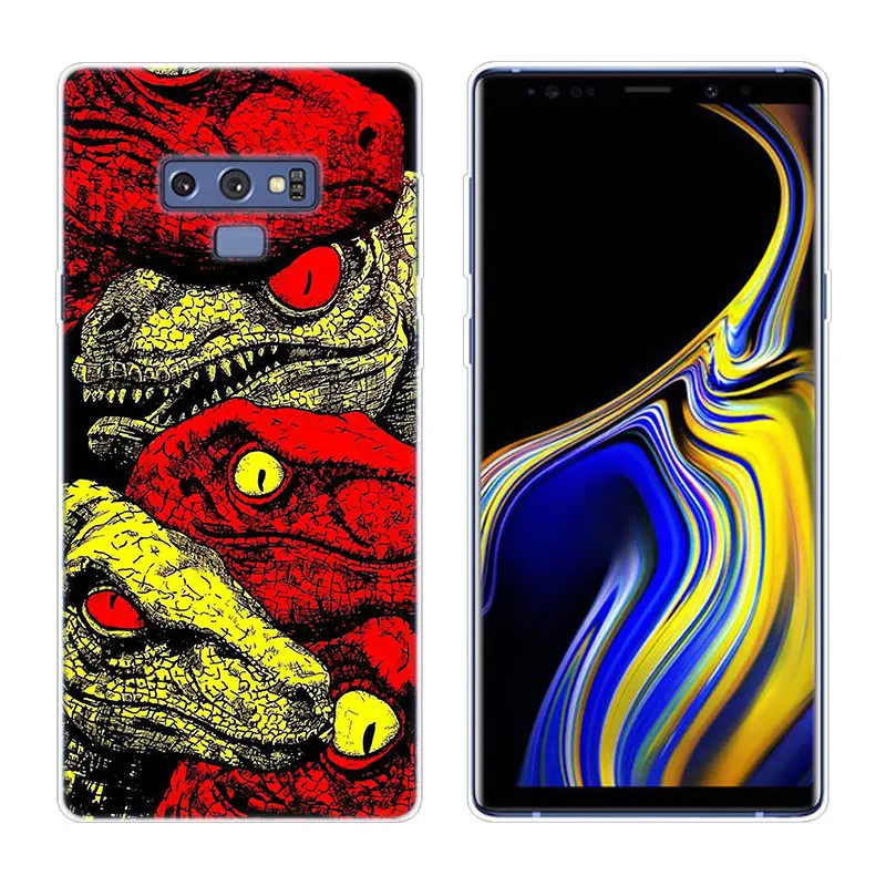 Горячий силиконовый чехол для телефона с динозаврами Юрского периода Samsung Galaxy A80