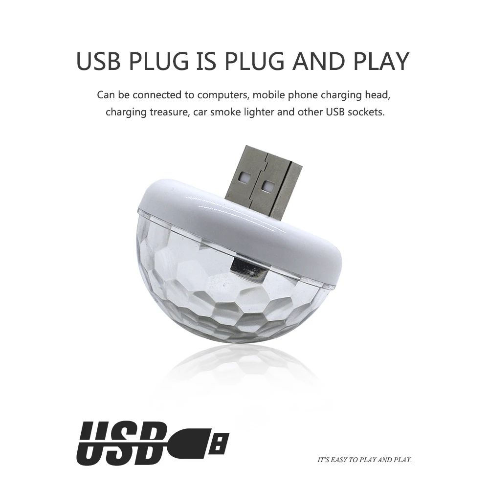 LENTAI 1 шт. Автомобильный светодиодный USB атмосферный свет яркая лампа для Защитные