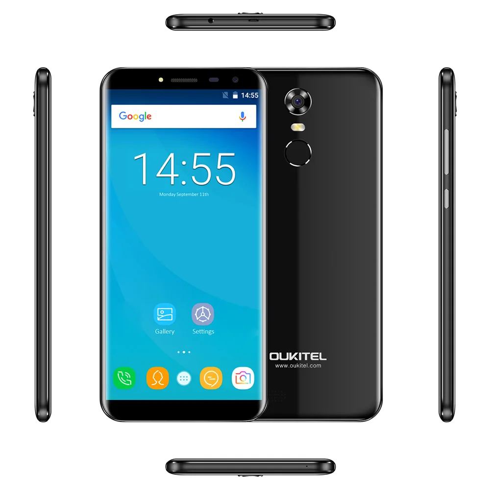 Оригинальный OUKITEL C8 4G 5 дюймовый смартфон Android 7 0 mtk6737 четыре ядра 1 3 ГГц 2 ГБ и 16 Гб