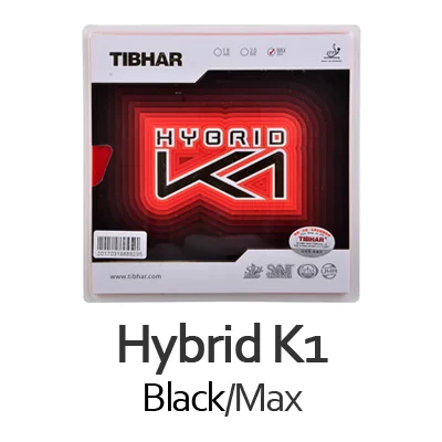 K1 Black TIBHAR HYBRID K1/K1 PLUS(липкий каучук+ Натяжная губка, удар) пипс-в настольном теннисе резиновая губка для пинг-понга - Цвет: K1 Black