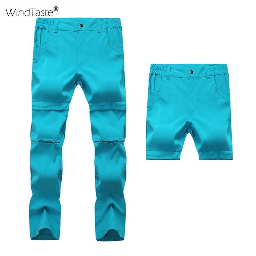 WindTaste летние женские быстросохнущие съемные брюки для активного отдыха походные