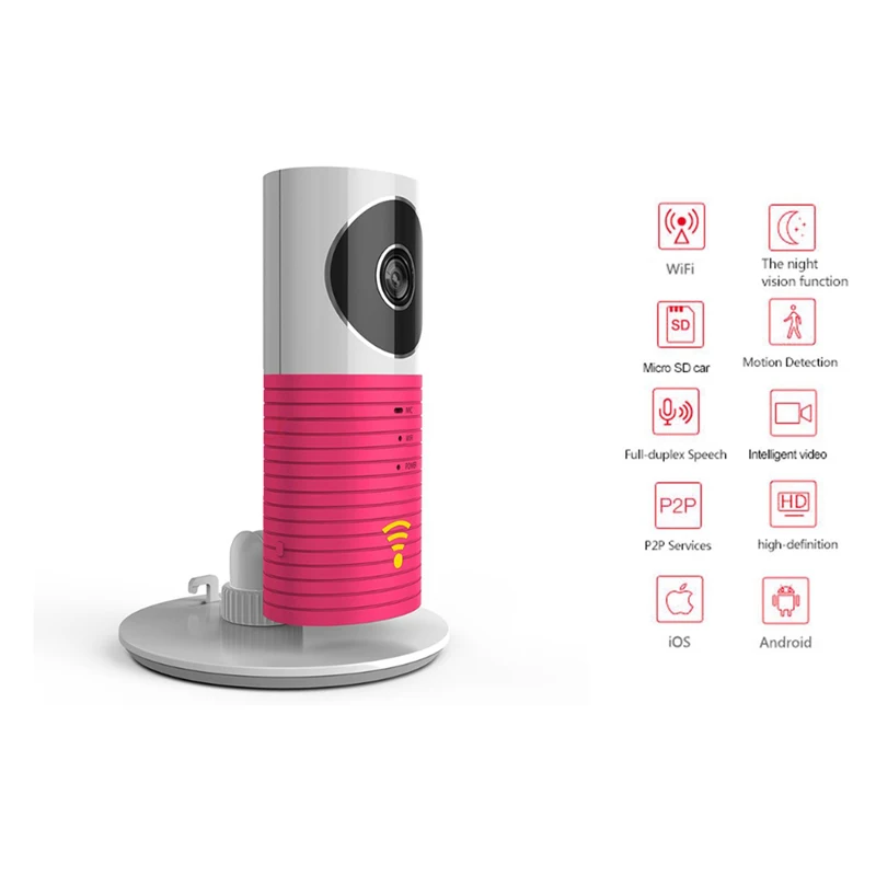 Clever Dog Wireless Babyfoon Camera Baby Monitors with Motion Detection 2 Way Talk P2P Wifi Monitor | Безопасность и защита